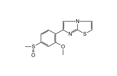 6-[2-methoxy-4-(methylsulfinyl)phenyl]imidazo[2,1-b]thiazole