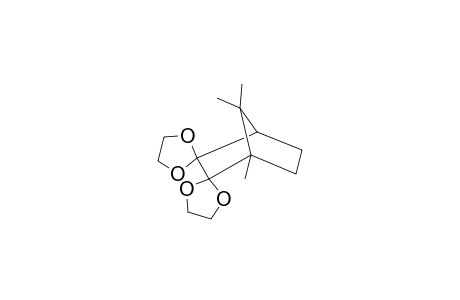 Dispiro[1,3-dioxolan-2,2'-bicyclo[2.2.1]heptan-3',2''-(1'',3''-dioxolan)], 4',7',7'-trimethyl-