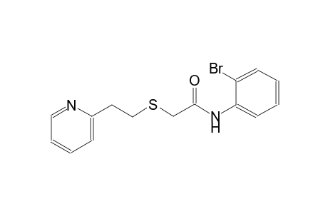 acetamide, N-(2-bromophenyl)-2-[[2-(2-pyridinyl)ethyl]thio]-