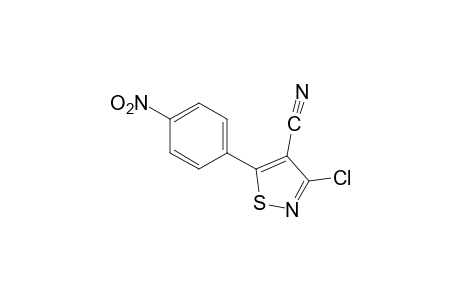 3-chloro-5-(p-nitrophenyl)-4-isothiazolecarbonitrile