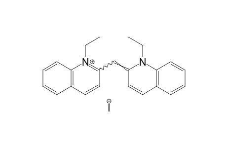 1-ethyl-2-[(1-ethyl-2(1H)-quinolylidene)methyl]quinolinium iodide