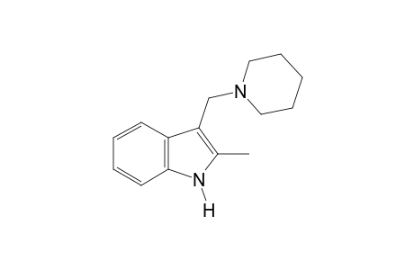 2-methyl-3-(piperidinomethyl)indole