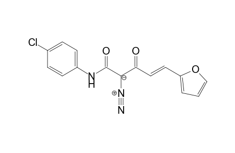 (E)-N-(4-chlorophenyl)-2-diazo-5-(furan-2-yl)-3-oxopent-4-enamide