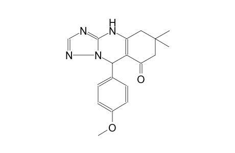 9-(4-methoxyphenyl)-6,6-dimethyl-5,6,7,9-tetrahydro[1,2,4]triazolo[5,1-b]quinazolin-8(4H)-one