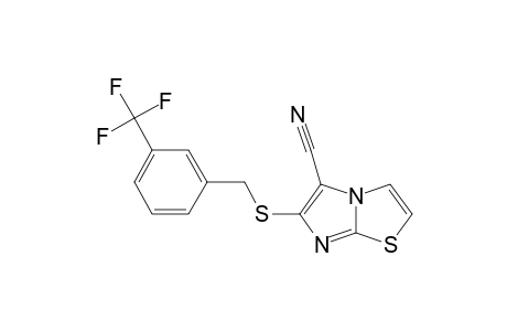 6-{[m-(TRIFLUOROMETHYL)BENZYL]THIO}IMIDAZO[2,1-b]THIAZOLE-5-CARBONITRILE