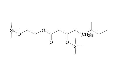 1-(3-Trimethylsilyloxy-14-methylhexadecanoyl)glycol(tms ether)