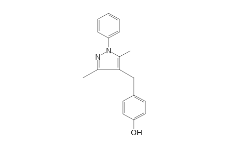 alpha-(3,5-Dimethyl-1-phenylpyrazol-4-yl)-p-cresol