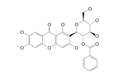 2'-BENZOYLMANGIFERIN;1,3,6,7-TETRAHYDROXYXANTHONE-2-C-BETA-D-(2'-BENZOYL)-GLUCOPYRANOSIDE