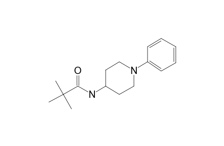 1-Phenyl-4-piperidinamine, N-trimethylacetyl-