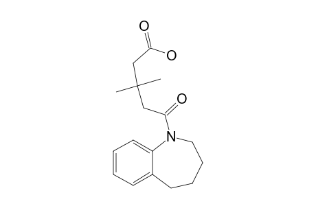 1H-1-Benzazepine-1-pentanoic acid, 2,3,4,5-tetrahydro-.beta.,.beta.-dimethyl-.delta.-oxo-