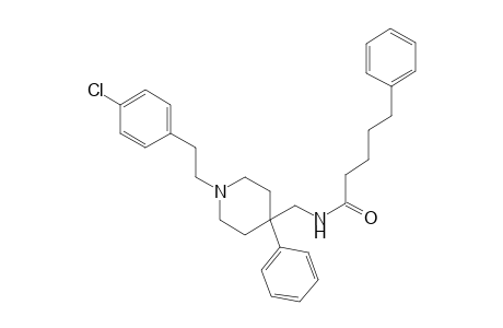 N-[1-[2-(4-Chlorophenyl)-ethyl]-4-phenylpiperidin-4-yl-methyl]-5-phenylvaleramide