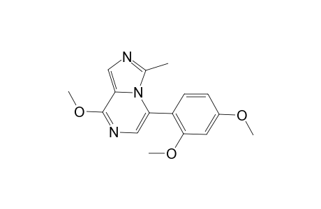 5-(2,4-dimethoxyphenyl)-8-methoxy-3-methylimidazo[1,5-a]pyrazine