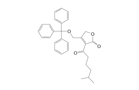 2-(5'-METHYLHEXANOYL)-3-TRITYLOXYMETHYLBUTENOLIDE