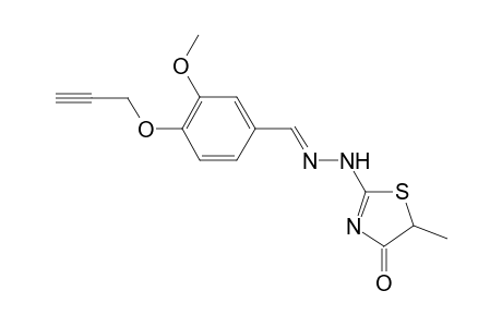 2-[N'-(3-methoxy-4-propargyloxybenzylidenehydrazino)]-5-methyl-4,5-