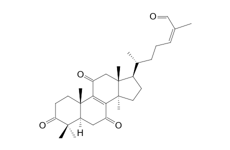 LUCIALDEHYDE_D;3,7,11-TRIOXO-5-ALPHA-LANOSTA-8,24-DIEN-26-AL