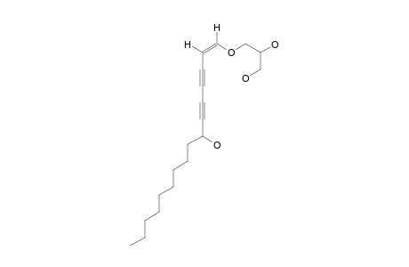 3-{[(1-Z)-7-HYDROXY-HEXADECA-1-ENE-3,5-DIYNYL]-OXY}-1,2-PROPANE-DIOL