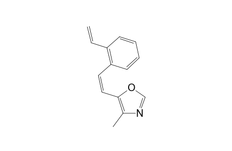 cis-4-methyl-5-[2-(2-vinylphenyl)ethenyl]oxazole