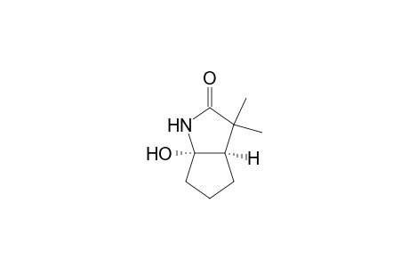 (+-)-(1S*,5R*)-4,4-Dimethyl-1-hydroxy-2-azabicyclo[3.3.0]octan-3-one