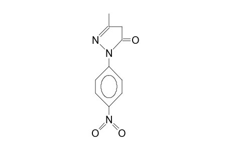 3-methyl-1-(p-nitrophenyl)-2-pyrazolin-5-one