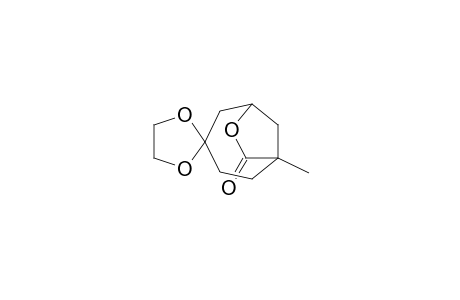 4,4-(Ethylenedioxy)-1-methyl-7-oxabicyclo[4.2.1]nonan-8-one