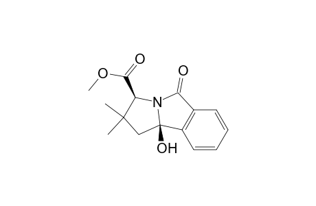 Methyl (3S,9bR)-2,3,5,9b-tetrahydro-9b-hydroxy-2,2-dimethyl-5-oxo-1H-pyrrolo[2,1-a]isoindol-3-carboxylate