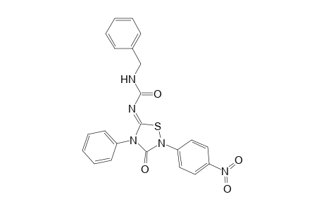5-BENZYLCARBAMOYLIMINO-2-(PARA-NITROPHENYL)-4-PHENYL-1,2,4-THIADIAZOLIDIN-3-ONE
