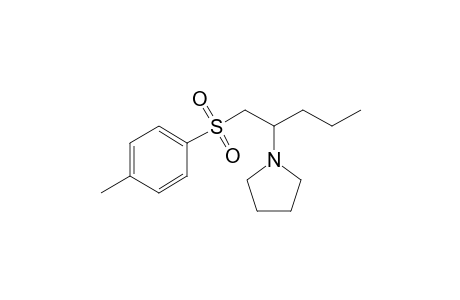 2-(1-Pyrrolidinyl)-1-tosylpentane