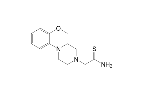 2-[4-(2-methoxyphenyl)-1-piperazinyl]ethanethioamide