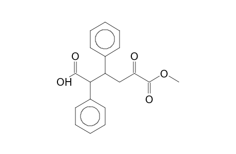 2-Oxo-4,5-diphenyladipic acid, methyl ester