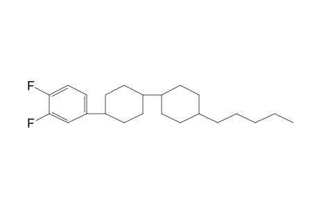 Benzene, 1,2-difluoro-4-(4'-pentyl[1,1'-bicyclohexyl]-4-yl)-