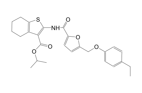isopropyl 2-({5-[(4-ethylphenoxy)methyl]-2-furoyl}amino)-4,5,6,7-tetrahydro-1-benzothiophene-3-carboxylate
