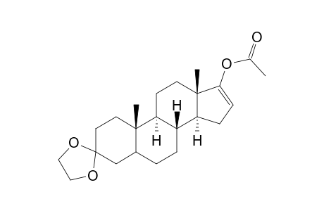 17-Acetoxy-3,3-(ethylenedioxy)androst-16-ene