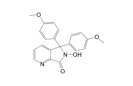 2(N)-Hydroxy-1,1-bis(p-methoxyphenyl)-2,5-dihydropyrrolo[[3,4-b]pyridin-5-one