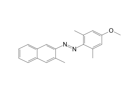 (4-Methoxy-2,6-dimethyl-phenyl)-(3-methyl-naphthalen-2-yl)-diazene