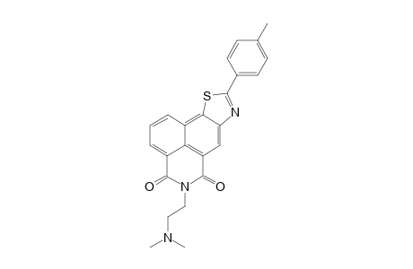 N-[2-(N,N-dimethylamino)ethyl]-2-(p-methylphenyl)thiazolo[5,4-a]naphthalimide