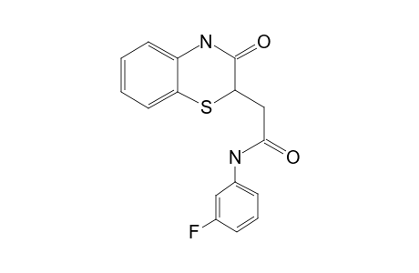 Acetamide, N-(3-fluorophenyl)-2-(3-oxo-3,4-dihydro-2H-benzo[1,4]thiazin-2-yl)-