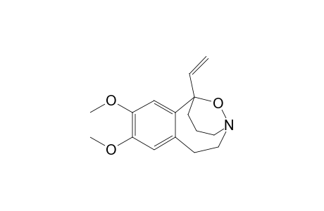 9,10-dimethoxy-7-vinyl-1,2,4,5,6,7-hexahydro-3,7-epoxy-3-benzazonine