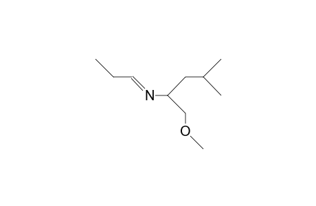 4-Methyl-1-methoxy-N-propylidene-2-butanamine