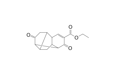 Ethyl 4,10-dioxotetracyclo[6.4.0.0(2,6).0(5,9)]dodec-11-ene-11-carboxylate