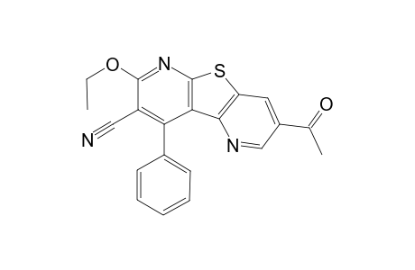 3-ACETYL-8-CYANO-7-ETHOXY-9-PHENYLTHIENO-[2,3-B:4,5-B']-DIPYRIDINE