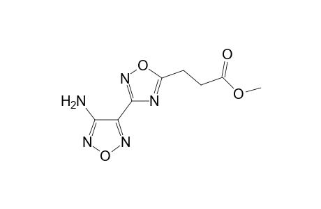 1,2,4-Oxadiazole-5-propanoic acid, 3-(4-amino-1,2,5-oxadiazol-3-yl)-, methyl ester