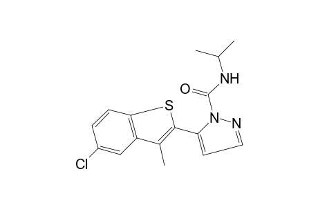 5-(5-chloro-3-methylbenzo[b]thien-2-yl)-N-isopropylpyrazole-1-carboxamide