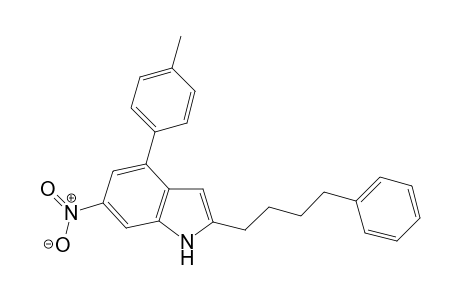 6-Nitro-2-(4-phenylbutyl)-4-p-tolyl-1H-indole