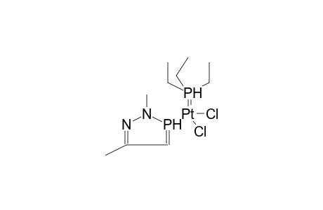 CIS-(2,5-DIMETHYL-1,2,3-DIAZOPHOSPHOLE)TRIETHYLPHOSPHINEDICHLOROPLATINA