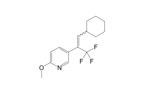 5-(1-Cyclohexyl-3,3,3-trifluoroprop-1-en-2-yl)-2-methoxypyridine