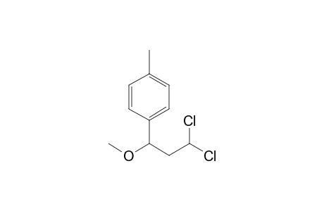 1-(4-Methylphenyl)-1-methoxy-3,3-dichloropropane