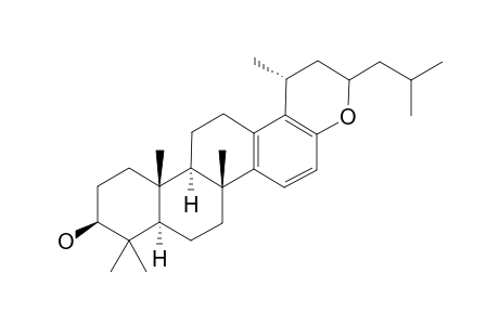 D-Homo-30-nordammara-13,15,17-trien-3-ol, 17,23-epoxy-, (3.beta.,20.xi.,23S)-