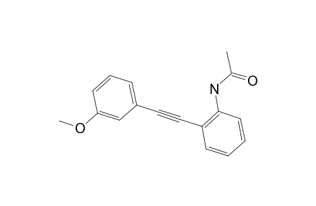 N-[2-[2-(3-methoxyphenyl)ethynyl]phenyl]ethanamide