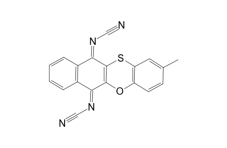 N,N'-Dicyano-2-methylbenzo[b]naphtho[2,3-e][1,4]oxathiin-6,11-quinonediimine