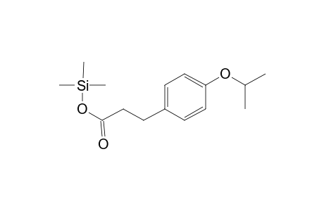 3-(4-Isopropoxyphenyl)propanoic acid, tms derivative